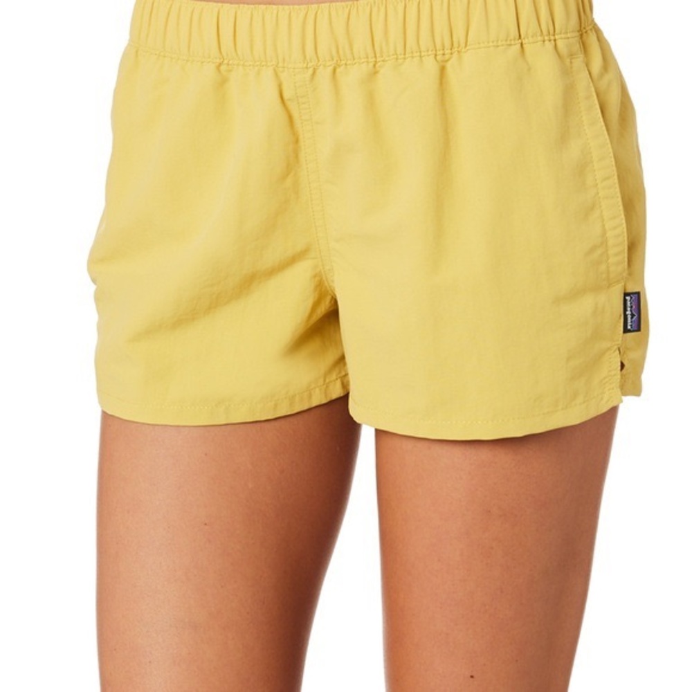 Patagonia yellow shorts